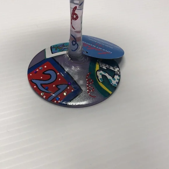 Lolita 7oz “21” Martini Glass NWT - Picture 2 of 6